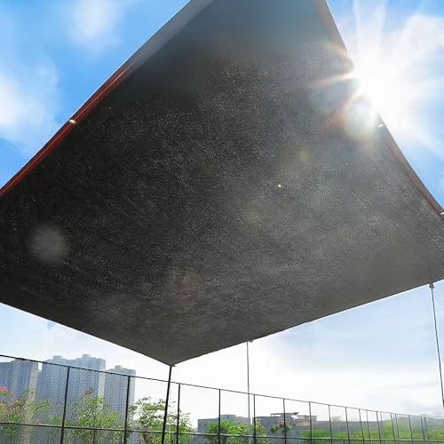 winemana 5x10 FT Black Shade Cloth, Mesh Tarp for Garden Greenhouse Patio - size: 40%-5 FT x 10 FT