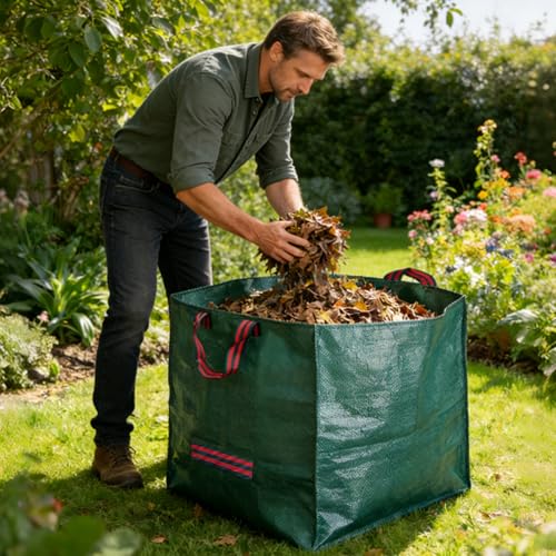Yard Waste Bags, Reusable Weed Garden Leaf Bags(72 Gallon Square) - color: 79 Gallon Square