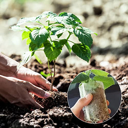 GREANER 200PCS Plant Nursery Bags, 3.5"x4.7" Biodegradable Non-Woven Fabric Plant Seeding Grow Bags, Vegetables Fabric Plant Seedling Pots, Transplant Pots Grow Pouch, Home Garden Supply - size: 3.5"x4.7"/200pcs