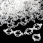 PEASUG 150 Pcs Plant Clips 0.25 Inch Hole for Climbing Tomato Grape Vine