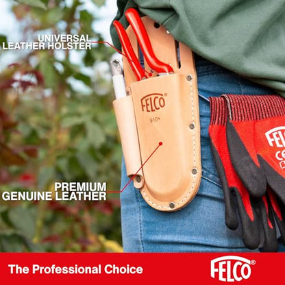 Felco F910 Leather Holster - style: Leather Plus