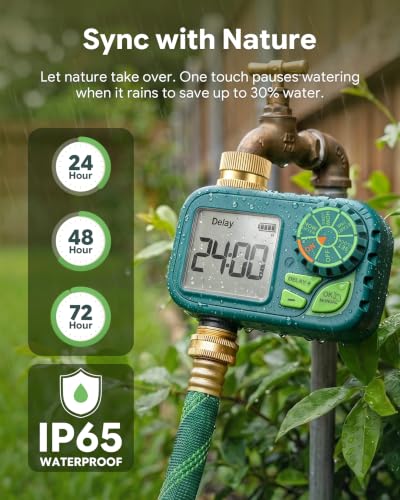 Newentor Brass Sprinkler Timer for Garden Water Hose