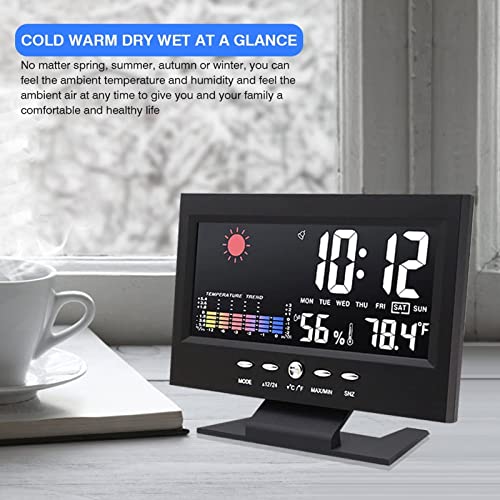 Weather Station with Color Display, Temp Humidity Clock
