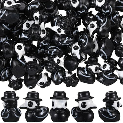 Briwooody 50 Pcs Halloween Mini Plague Doctor Figurine Bulk,Stylish Style - color: Stylish Style
