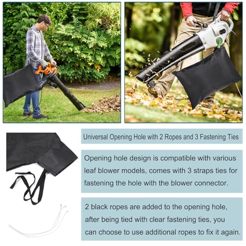 OwnMy Universal Leaf Vacuum Blower Bag Black Leaf Blower Replacement Bag - color: Black