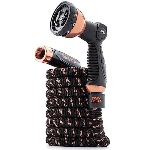 Pocket Hose 25 FT Copper Bullet Expandable Garden Hose, As Seen on TV - size: 25 Ft