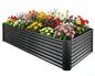 6x3x2ft Raised Garden Bed, Deep Root Planter Box, Black,1 Pack - size: 6x3x2FT-Black