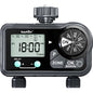 RAINPOINT Sprinkler Timer with 3 Different Programs, Hose Timer for Garden Hose with Rain Delay/Manual Watering/Automatic Irrigation System for Garden, 2 Outlet