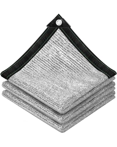 vensovo 70% Reflective Aluminet Shade Cloth with Grommets, 3 x 10 ft - color: 70%, size: 3x10FT