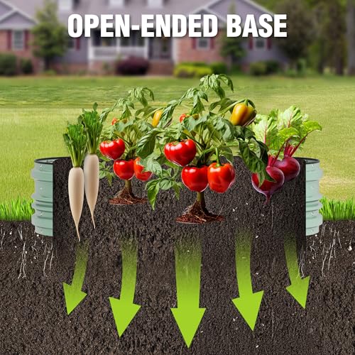 WORKPRO 4x2x1ft Galvanized Raised Garden Bed Set - color: Light Green, size: 4x2x1ft