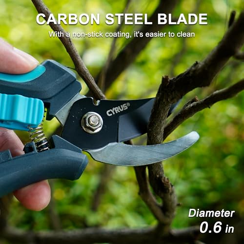 7.2 Inch Bypass Pruners Carbon Steel Garden Shears - style: Garden Shears 2