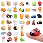 Zerobe Miniature Resin Animal Sets: Tiny Collectible Figurine Bulk Pack (senlin) - color: Senlin