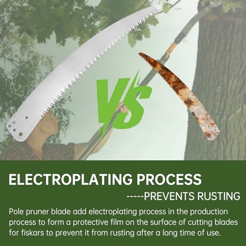 15" Pole Saw Blade Replacement for Fiskars Pruning Saws & Tree Trimmer