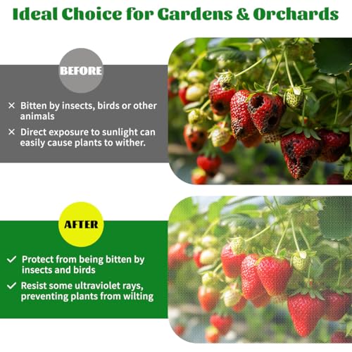 Pop Up Raised Garden Bed Cover, 4 Feet Plant Protection Mesh