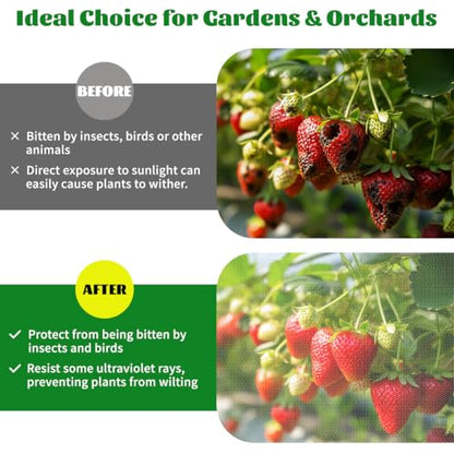 Pop Up Raised Garden Bed Cover, 4 Feet Plant Protection Mesh