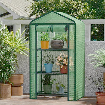 3-Tier Mini Greenhouse for Indoor Outdoor - style: 3-Tier