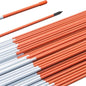 Autoparts 50Pack 48In Driveway Markers, 1/4-Inch Diameter Snow Stakes - size: 48" x 1/4"-50pcs