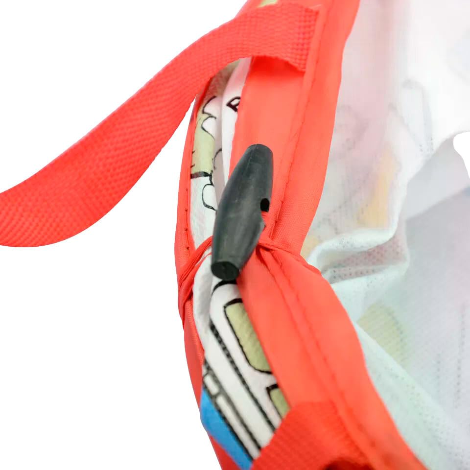 Portable 30 Gallon Pop-Up Trash Can for Camping - Collapsible, Lightweight, Easy Setup