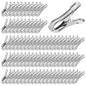 PAMASE 100Pcs Large Open Stainless Steel Garden Clips - style: 100pcs
