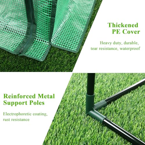 U'Artlines Portable Mini Greenhouse Small Green House 23x13x17 Inch - size: 23x13x17 Inch
