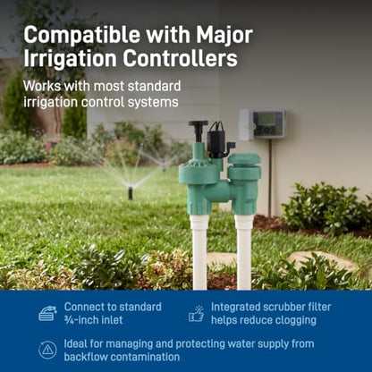 1-Pack Orbit 57623 3/4" FPT 100 Series Anti-Siphon Automatic Sprinkler Valve with Flow Control - size: 1 Pack 3/4 Inch FPT 100 Series, style: 100-series