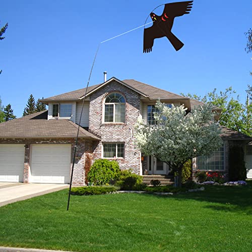 Bird Scarer Kite Without Pole Bird Hawk Flying Kite-Style C - color: style C without pole