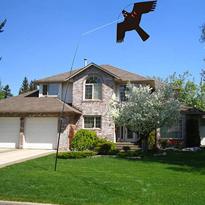 Bird Scarer Kite Without Pole Bird Hawk Flying Kite-Style C - color: style C without pole