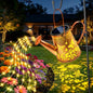 Solar Watering Can Lights:Outdoor Waterproof Metal Led String Lantern - Butterfly Fariy Hanging Decorations for Garden Pathway Patio - Mothers Day Gifts for Mom Grandma Women Over 40 - size: Butterfly