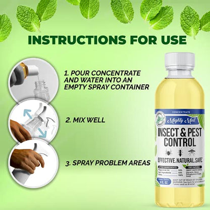 Mighty Mint Peppermint Oil Insect Repellent Concentrate, 8 oz - size: 8 Fl Oz (Pack of 1)