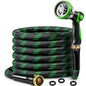 Garden Hose 25FT, Ultra Lightweight with 10-Function Nozzle - color: Green