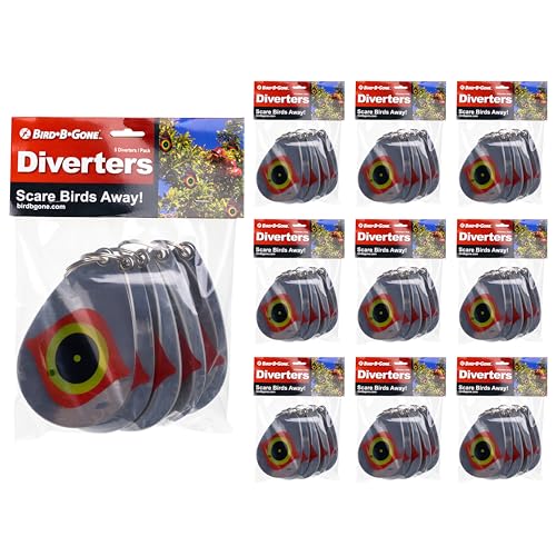 Bird B Gone Reflective Eye Bird Diverters, 10 x 5-Pack - size: 10 x 5 Packs