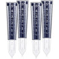 Yexiya 4 Pcs 5'' Rain Gauge Outdoor Acrylic for Garden Yard Lawn,Blue - color: Blue