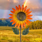 Sunflower Wind Spinner,Garden Windmills and Spinners for Yard - color: Sunflower-orange