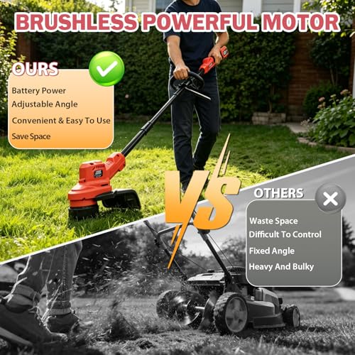 Weed Wacker, 21V Brushless Cordless String Trimmer