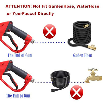 Tool Daily Pressure Washer Gun with Replacement Wand Extension, 47 Inch - size: 47inch