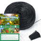 Unves 65 x 13 Ft Bird Netting for Garden, Heavy Duty Garden Net - color: Black, size: 13 x 65 Ft