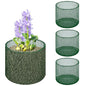 EBaokuup 4 Pcs Aquatic Pond Planting Bags-7" Reusable Mesh Water Garden Pond Plant Pot-Breathable Green Round Lily Plant Pots for Pond Bog Plant Garden Terrestrial Plant - color: Green, size: Round