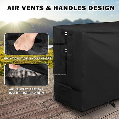 Outdoor Raised Garden Bed Cover for Best Choice Products 72x24x30in Raised Garden Bed, Outdoor Planter Box Stand Cover for Mobile Elevated Wood Planter/Planting Bed - size: 72.5"L x 23.5"D x 29"H