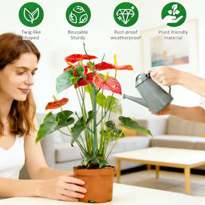 Stackable Plant Support for Home Gardening Indoor Outdoor, 5Pack