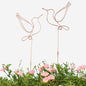 Hummingbird Decorative Garden Stakes Set of 2,Hummingbirds Metal Wire Decor
