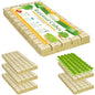 Halatool 1 Inch Rockwool Cubes for Hydroponics, 300 Plugs Seed Starter Cube - color: 6 Sheets, size: 1" Cubes