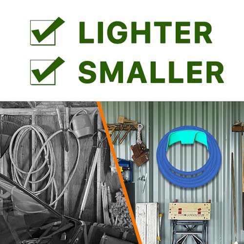 Garden Hose, 75ft Water Hose, Lightweight Outside Lawn Hose, Outdoor Hose for Yard Backyard, Collapsible & Car Wash 3/4" Connectors Manguera de Agua, Yarn Essential Lawn & Garden Watering Equipment