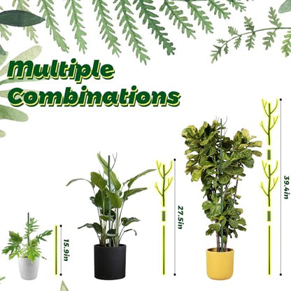8 Pack Monstera Plant Support Stakes, Detachable Twig Plant Support