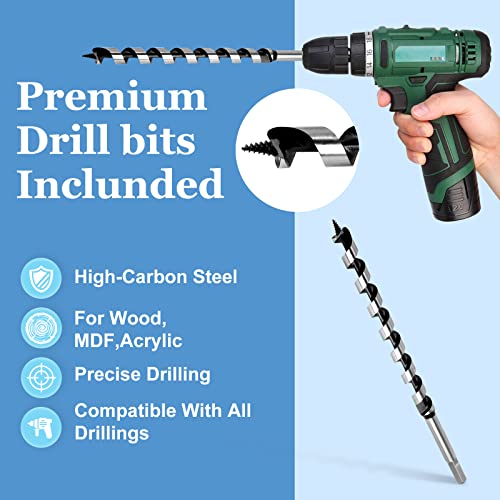 16 x 300mm (Approx. 5/8 x 12 Inch) Wood Auger Drill Bit - 1pcs - size: 16x300mm (Approx. 5/8 x 12")