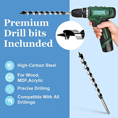16 x 300mm (Approx. 5/8 x 12 Inch) Wood Auger Drill Bit - 1pcs - size: 16x300mm (Approx. 5/8 x 12")