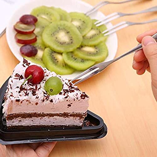 WARMBUY Small Stainless Steel Forks for Appetizer Dessert Party, Set of 12