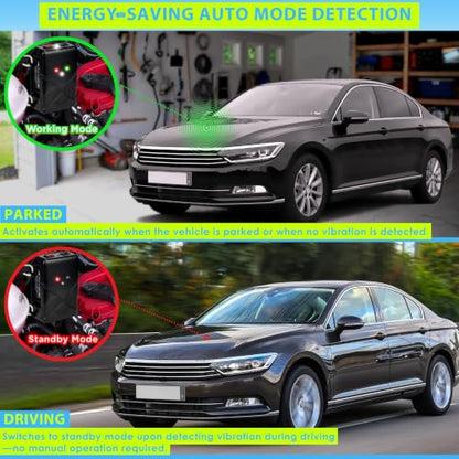 Loraffe Under Hood Animal Repeller Ultrasonic Rodent Repellent for Vehicle