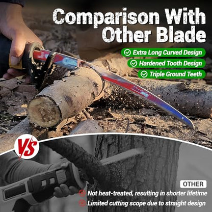 15-Inch Pruning Reciprocating Saw Blades, 6 TPI, Japanese Teeth, 3-Pack