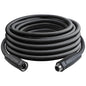 HQMPC Garden Hose 5/8"IDx30' Hose Stiff And Rigid Light Weight Durable Non Kinking Water Hose For Garden Lawn Waterring Female Brass Hose Fittings 30 FEET Black(Leight weigh arround 1 kgs)