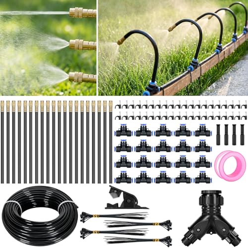 100FT 360° Adjustable Drip Irrigation System - size: 100 FT